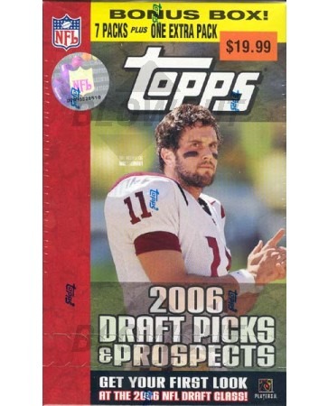 2006 Topps Draft Picks & Prospects Football Blaster 16 Box Case