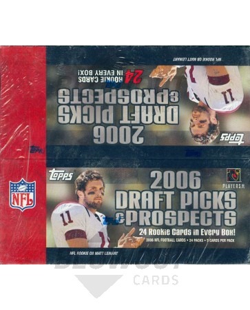 2006 Topps Draft Picks & Prospects Football Retail 10 Box Case
