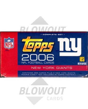 2006 Topps Football Team Factory Set: New York Giants