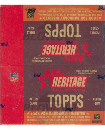 2006 Topps Heritage Football Retail 20 Box Lot