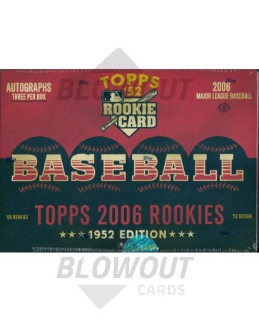 2006 Topps Rookies 1952 Edition Baseball Hobby Box
