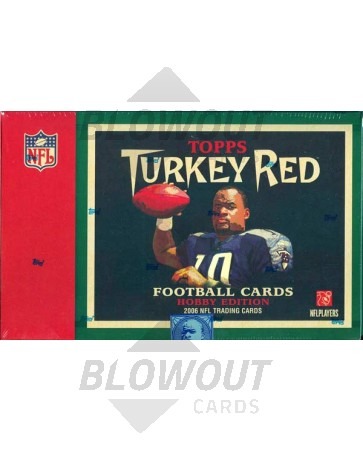 2006 Topps Turkey Red Football Hobby 8 Box Case