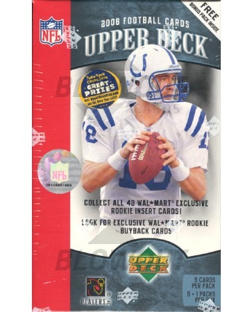 2006 Upper Deck Football 6 Pack Blaster 10 Box Lot