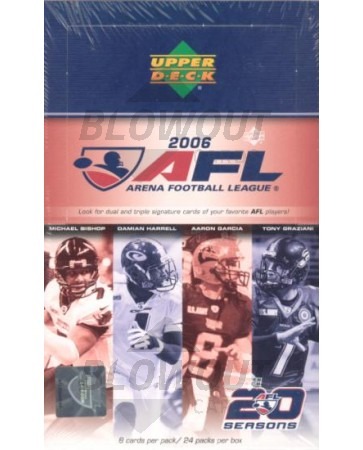 2006 Upper Deck Arena Football Hobby 12 Box Case