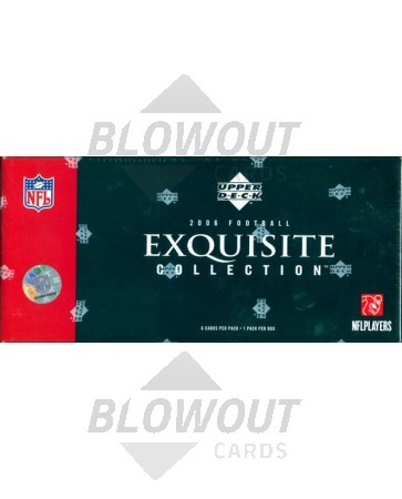 2006 Upper Deck Exquisite Football Hobby 3 Box Case