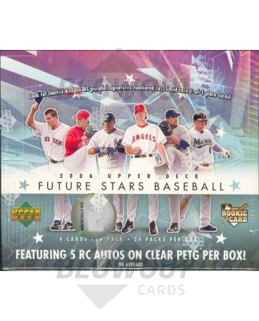 2006 Upper Deck Future Stars Baseball Hobby 12 Box Case