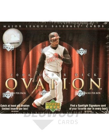 2006 Upper Deck Ovation Baseball Hobby 16 Box Case