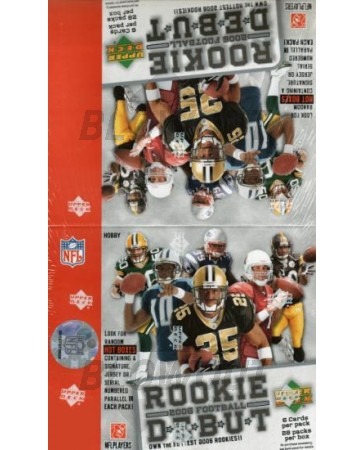 2006 Upper Deck Rookie Debut Football Hobby 20 Box Case