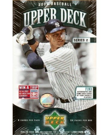 2006 Upper Deck Series 2 Baseball Hobby Box