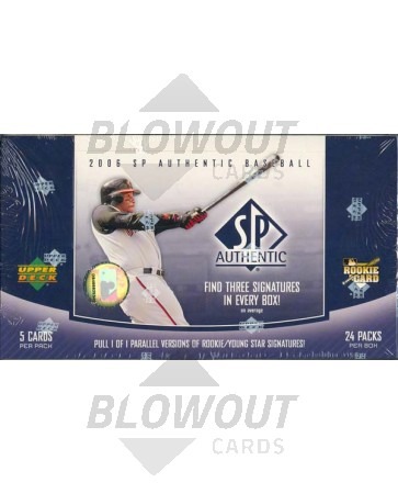 2006 Upper Deck SP Authentic Baseball Hobby Box