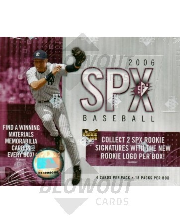 2006 Upper Deck SPX Baseball Hobby Box