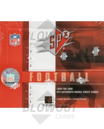 2006 Upper Deck SPx Football Hobby 14 Box Case