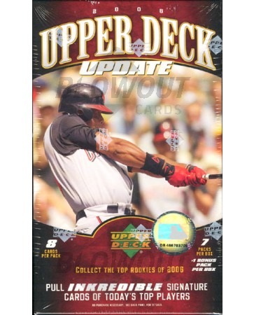 2006 Upper Deck Update Baseball Blaster 20 Box Lot