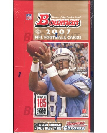 2007 Bowman Football Hobby 12 Box Case