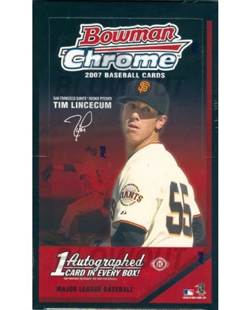 2007 Bowman Chrome Baseball Hobby Box