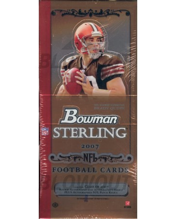 2007 Bowman Sterling Football Hobby 8 Box Case