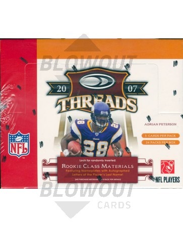 2007 Donruss Threads Football Hobby Box