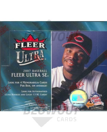 2007 Fleer Ultra SE Baseball Hobby 16 Box Case