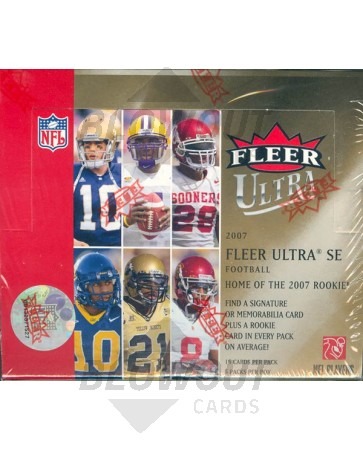 2007 Fleer Ultra SE Football Hobby 16 Box Case