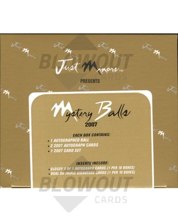 2007 Just Minors Mystery Balls Baseball Hobby 10 Box Case