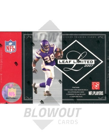 2007 Leaf Limited Football Hobby Box