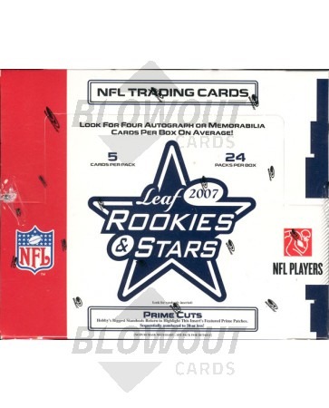 2007 Leaf Rookies & Stars Football Hobby Box