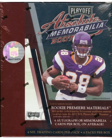 2007 Playoff Absolute Memorabilia Football Hobby Box