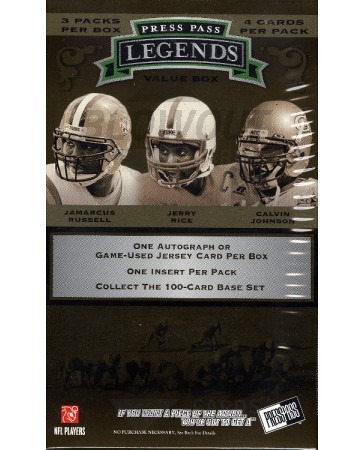2007 Press Pass Legends Football Blaster Box