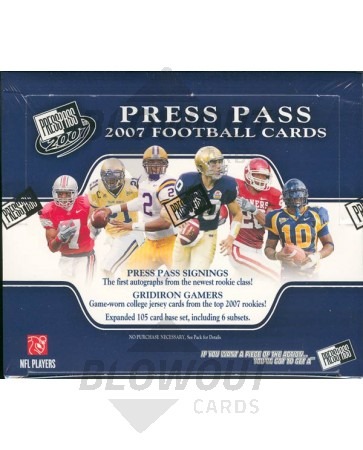 2007 Press Pass Football Hobby Box