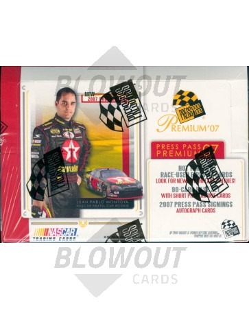 2007 Press Pass Premium Racing Hobby 20 Box Case