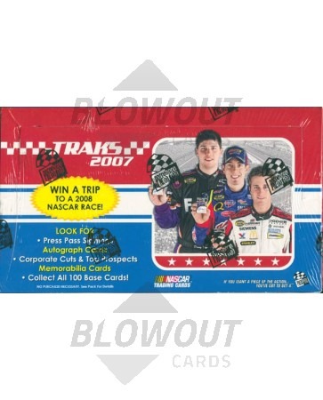 2007 Press Pass Traks Racing Hobby 10 Box Case