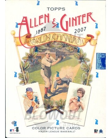 2007 Topps Allen & Ginter Baseball Hobby 12 Box Case