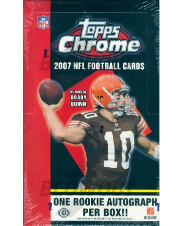 2007 Topps Chrome Football Hobby Box
