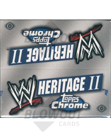 2007 Topps Chrome Heritage Ser. 2 WWE Wrestling Hobby 8 Box Case