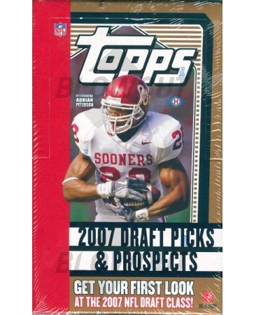 2007 Topps Draft Picks & Prospects Football Hobby Box