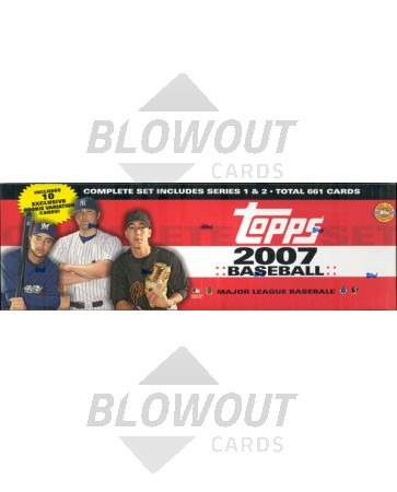 2007 Topps Baseball Factory Set - Holiday 13 Set Case
