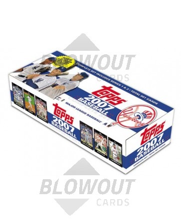 2007 Topps Baseball Factory Set Team New York Yankees 6 Set Case