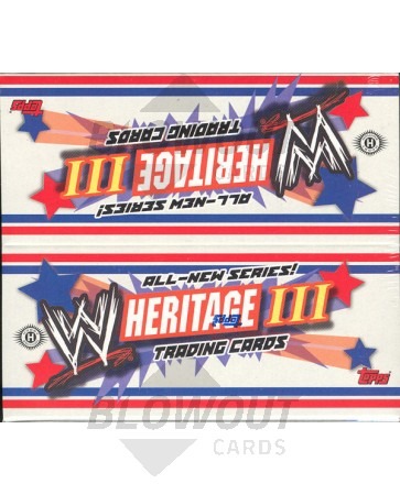 2007 Topps WWE Heritage Series 3 Wrestling Hobby 12 Box Case