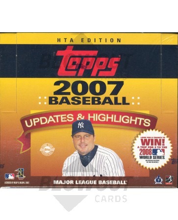 2007 Topps Series 3 Updates Baseball Jumbo HTA Box
