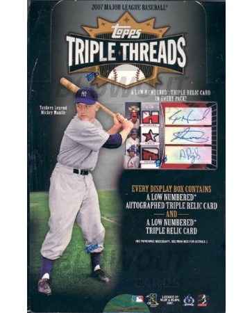 2007 Topps Triple Threads Baseball Hobby Box