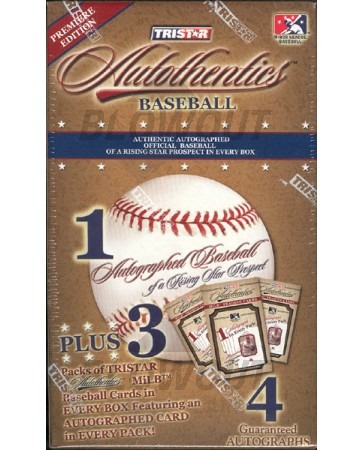 2007 Tristar Autothentics Baseball - Ball Edition 24 Box Case