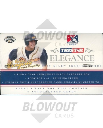 2007 Tristar Elegance Baseball Hobby 12 Box Case