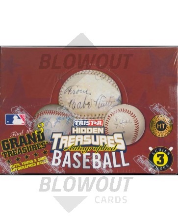 2007 Tristar Hidden Treasures Series 3 Autograph Baseball Box
