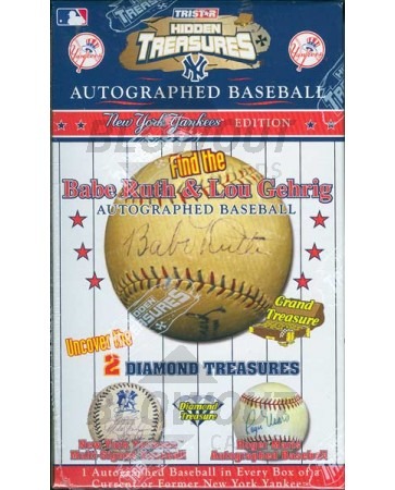 2007 Tristar Autographed Baseball Yankees 24 Box Case