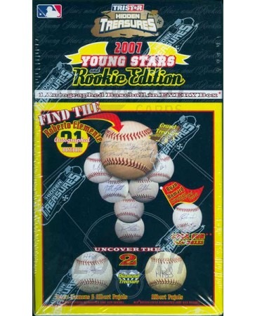 2007 Tristar Autograph Baseball Young Stars &Rookies 24 Box Case