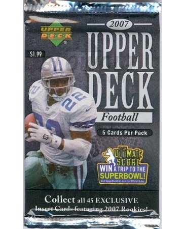 2007 Upper Deck Football Retail Pack