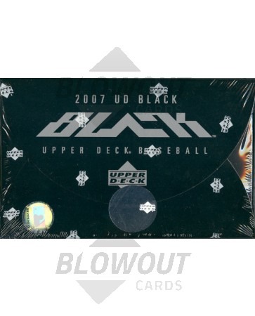 2007 Upper Deck Black Baseball Hobby 10 Box Case