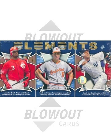 2007 Upper Deck Elements Baseball Hobby 16 Box Case