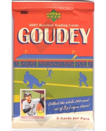 2007 Upper Deck Goudey Baseball Hobby Pack