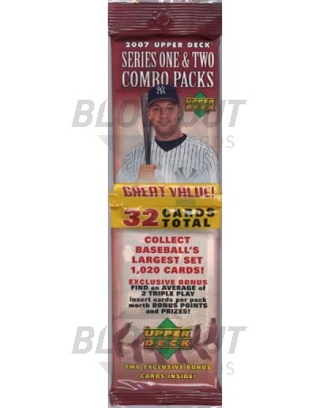 2007 Upper Deck Series 1 & 2 Combo Baseball Fat Pack